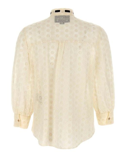 Valentino Garavani White Shirt Sangallo