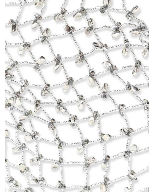 Dries Van Noten White Scarf Necklace