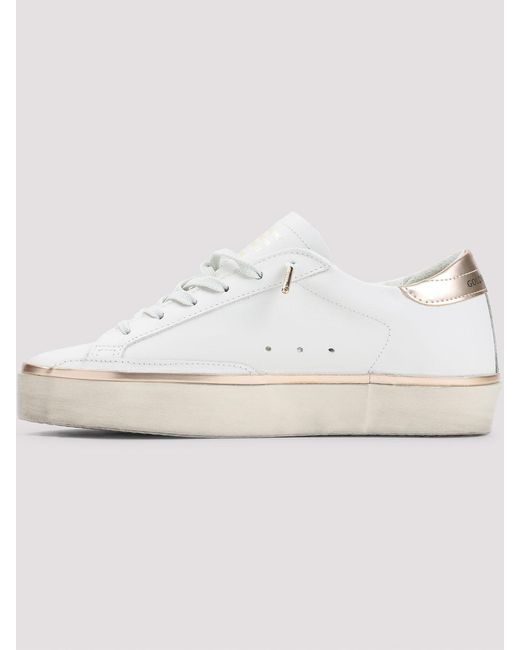 Golden Goose Deluxe Brand White Hi Star Sneakers
