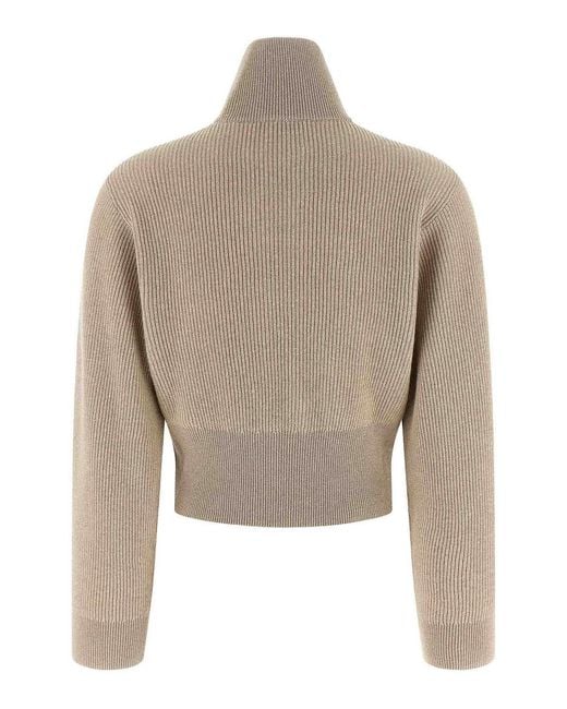 Brunello Cucinelli Natural 'Sparkling' Cardigan