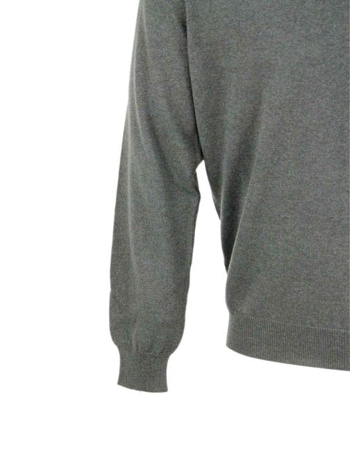 FILIPPO DE LAURENTIIS Gray Sweater for men