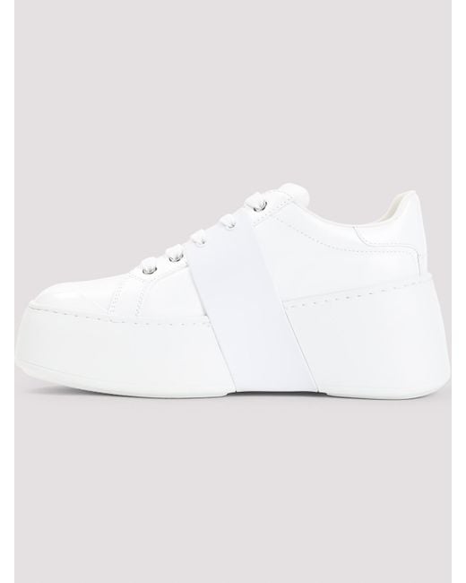 Roger Vivier White Viv' Skate Sneakers
