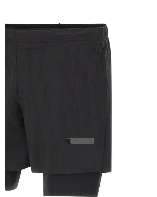 Satisfy Black Techsilk 8 Shorts for men