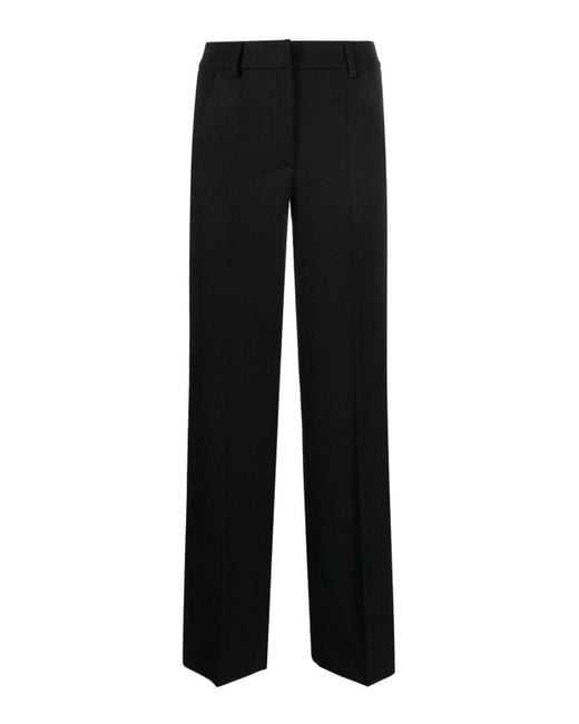 P.A.R.O.S.H. Black Wool Trousers