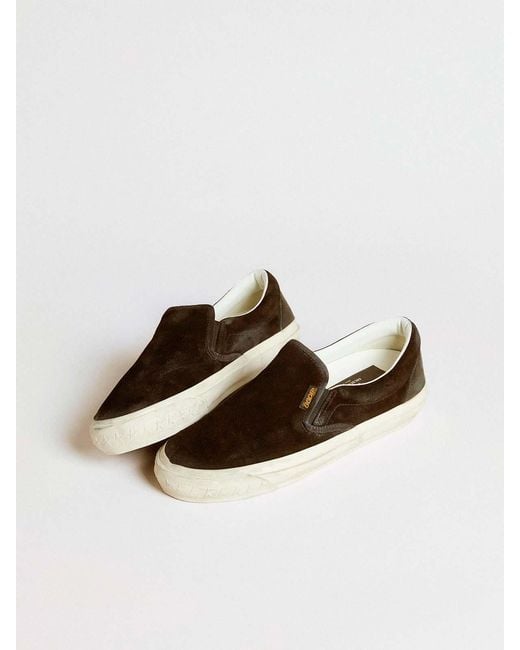 Golden Goose Deluxe Brand Brown Slip On Sneakers