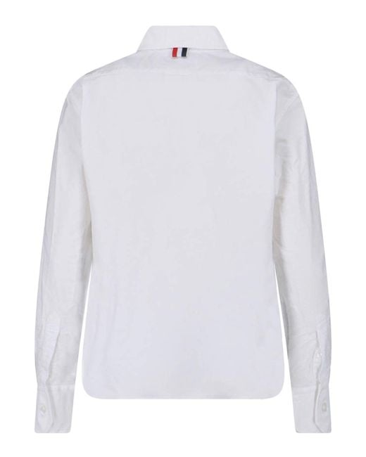 Thom Browne White Hector Trophy Shirt