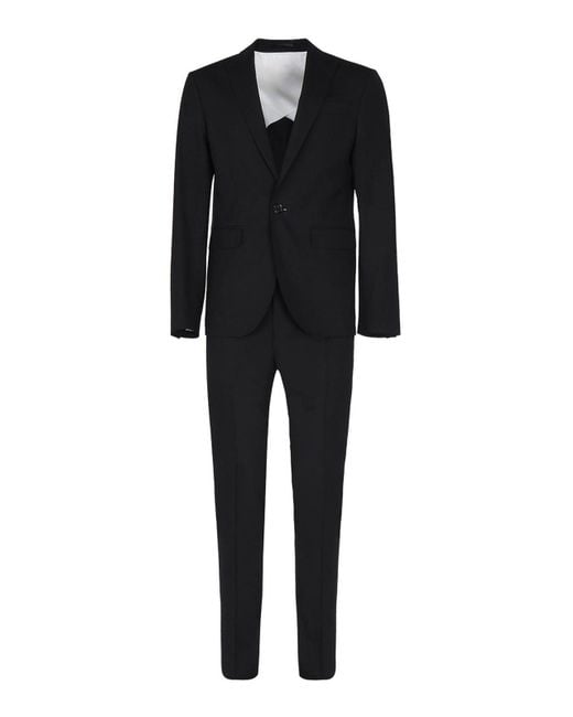 DSquared² Black Tokyo Suit for men