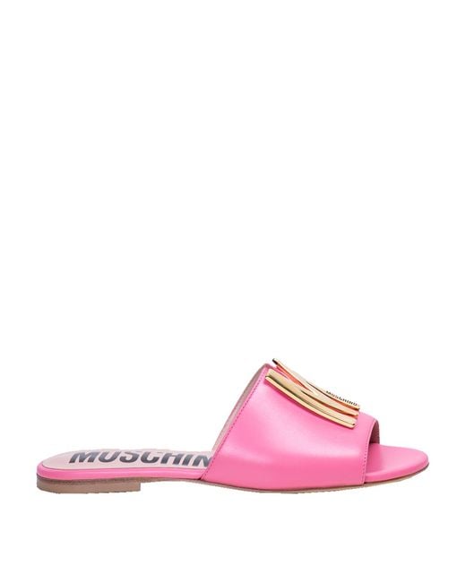 Moschino Pink Sliders