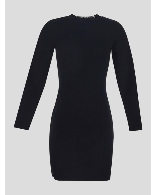 T By Alexander Wang Black Midi Dresses