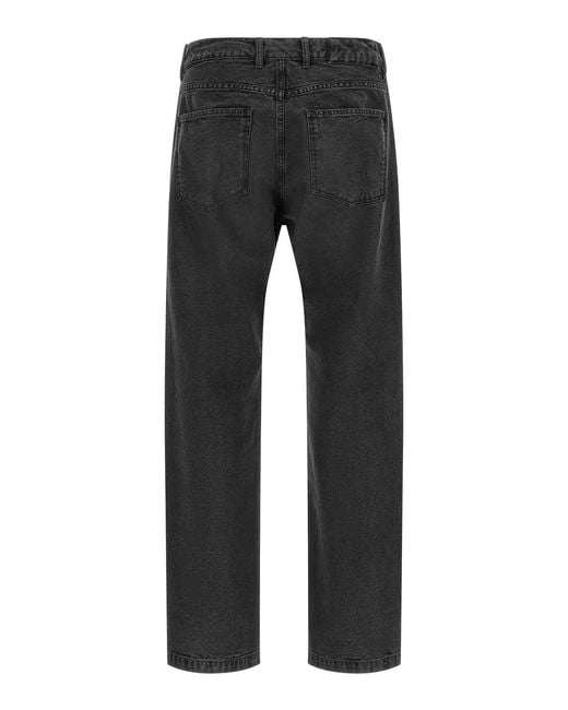 mfpen Black Modified Jeans for men