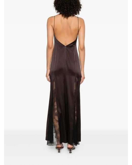 Staud Brown Trinity Long Dress