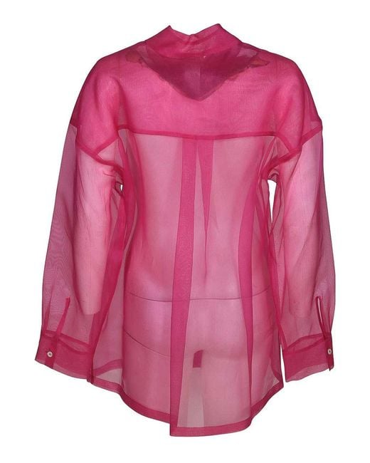 P.A.R.O.S.H. Pink Shirts Fuchsia