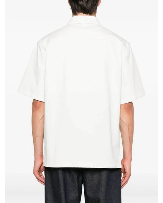 Givenchy White Short Sleeve Shirt for men