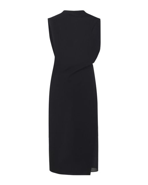 Jacquemus Women's Black The Drap Midi Dress