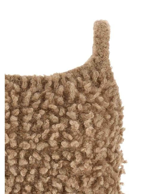 Peserico Brown Boucl Top