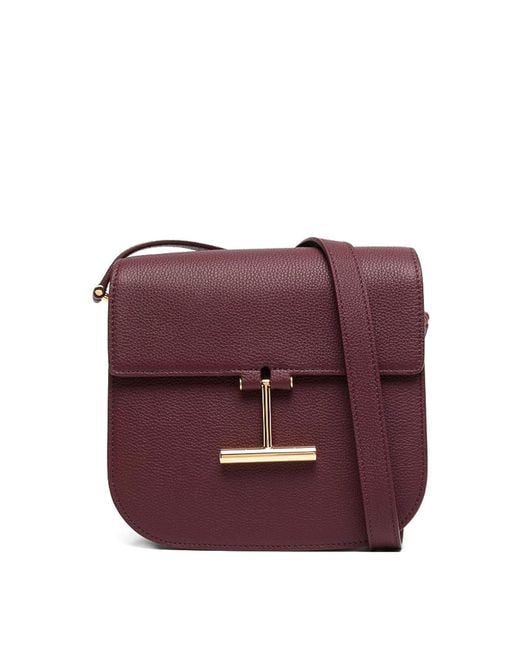 Tom Ford Purple Tara Mini Crossbody Bag