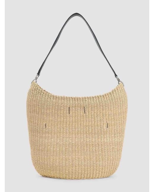 Phoebe Philo White Slope Sling Small Shoulder Bag