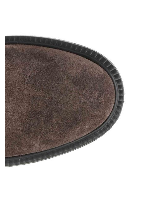 Tod's Brown Suede Ankle Boot