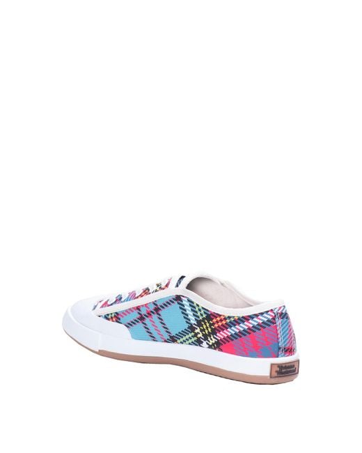 Vivienne Westwood White Animal Gym Shoes for men