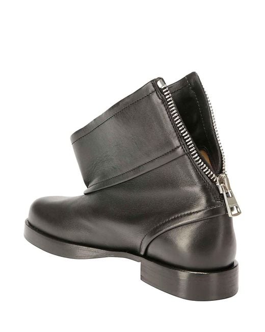 J.W. Anderson Black Decorative Lateral Zip Boots