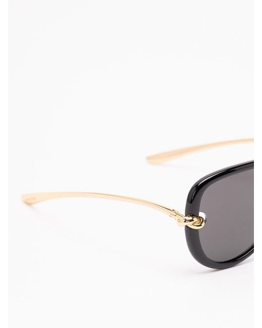 Bottega Veneta Black Sunglasses