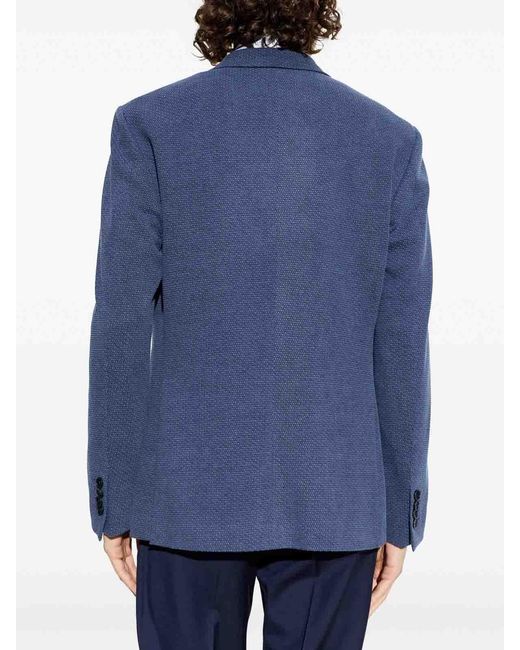 Etro Blue Roma Jersey Jacket for men