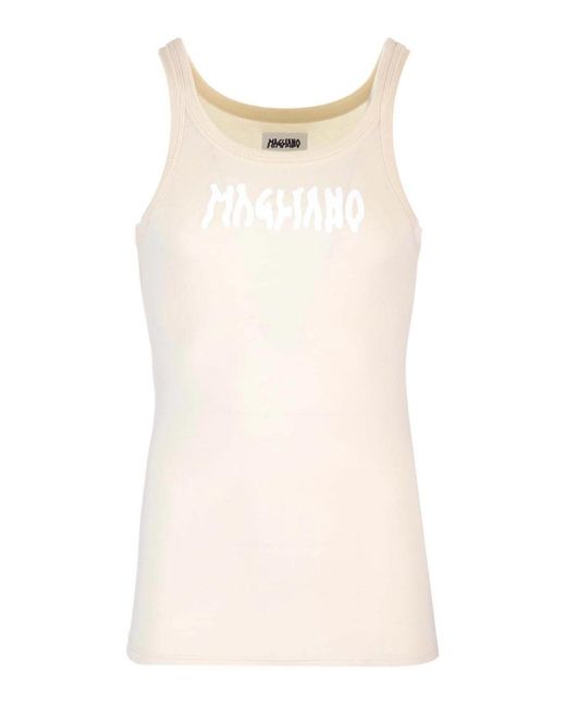 Magliano Natural Fitted Tank Top for men
