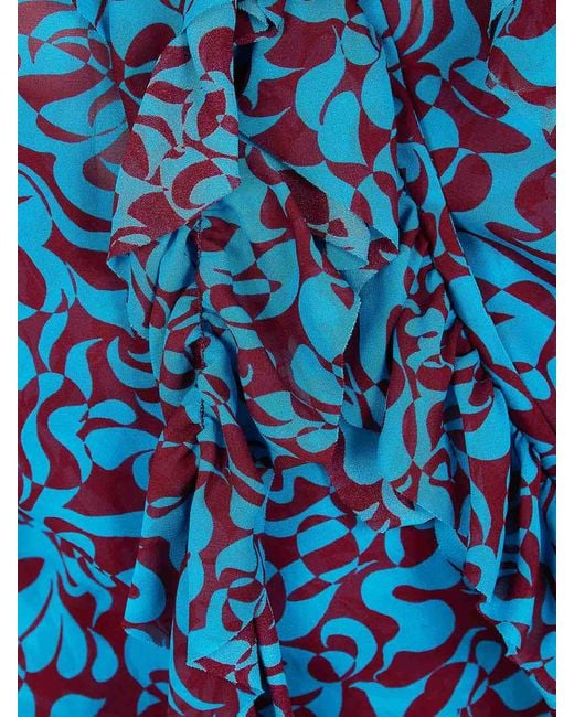 Camicetta Clematide di Dries Van Noten in Blue