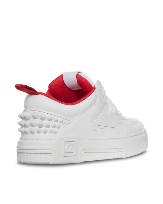 Christian Louboutin White Astroloubi Leather Sneaker for men