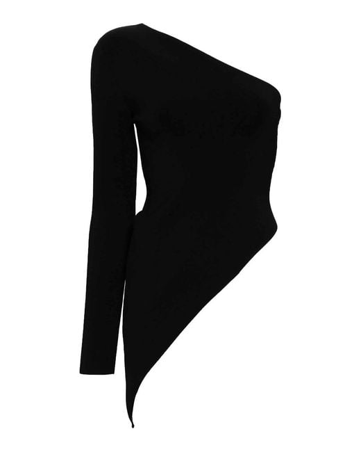 Alexander Wang Black Asymmetric Shirt