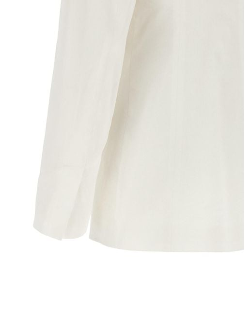 Pinko White Effie Blazer
