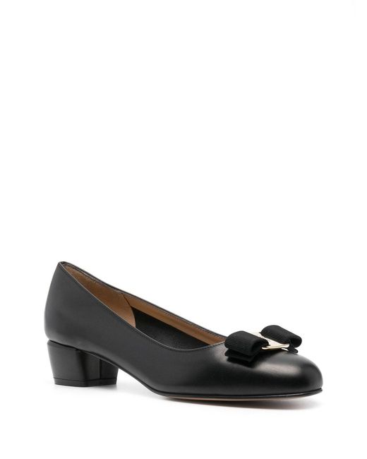 Ferragamo Brown Vara Pumps (C)