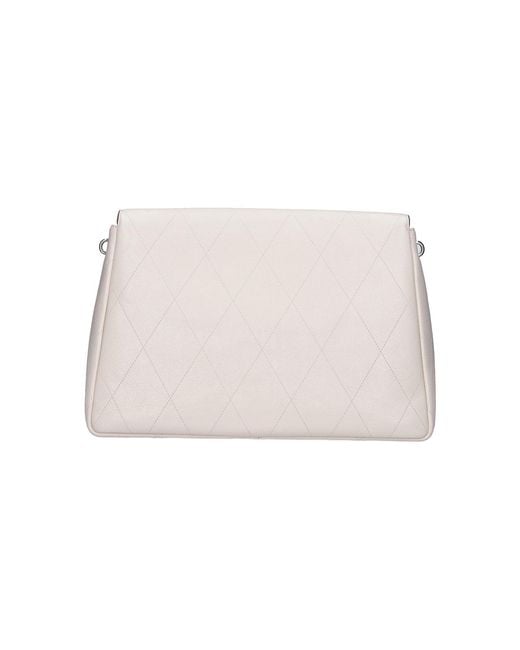 Tory Burch Natural Charlie Shoulder Bag