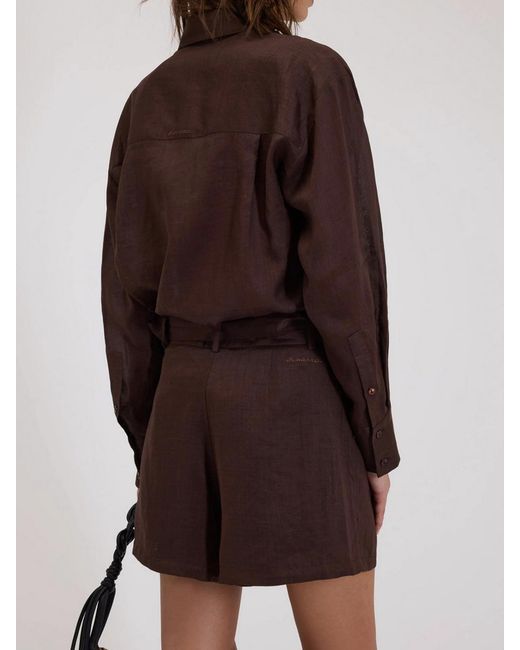 Ermanno Scervino Brown Trousers