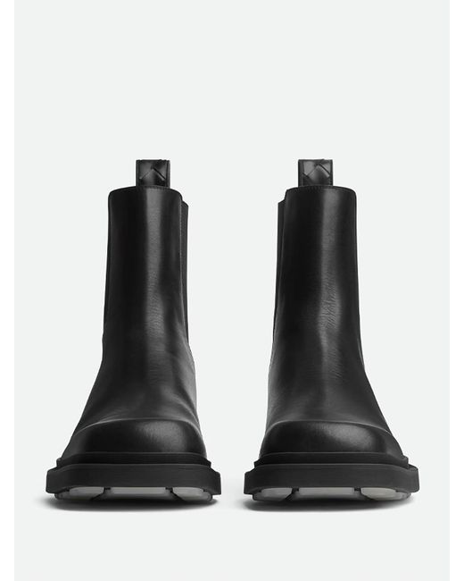 Bottega Veneta Black Ben Chelsea Boots for men