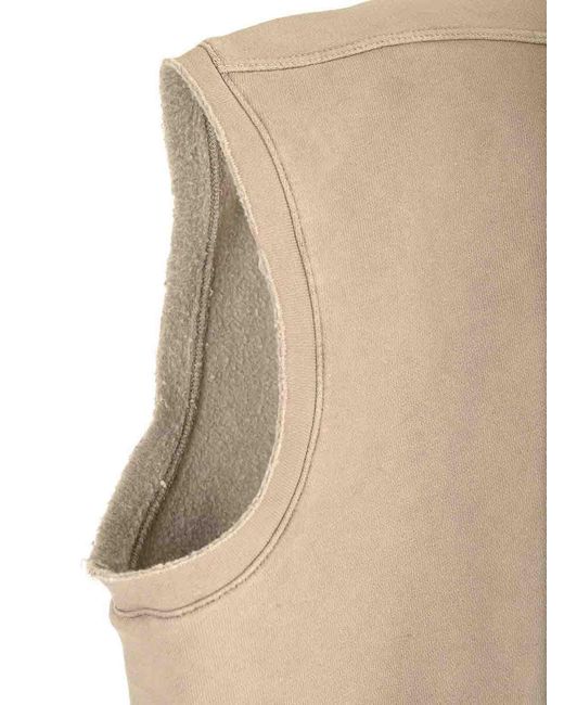 Moncler Natural Sleeveless Sweatshirt