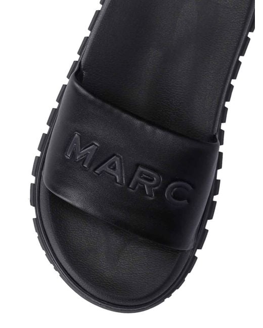 Marc Jacobs White Sliders Sandals