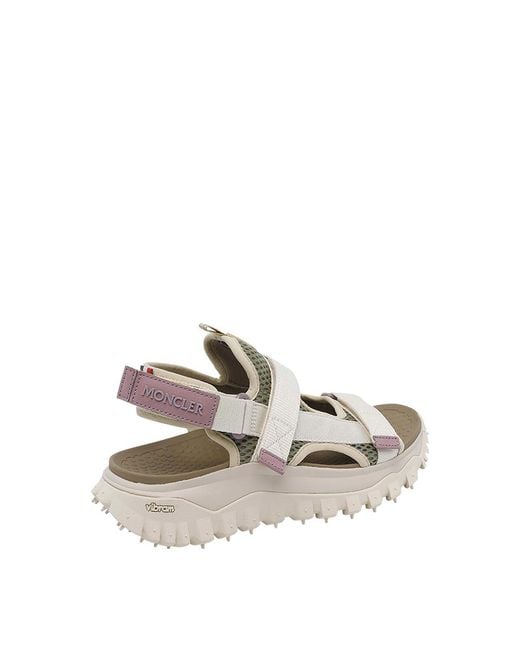 Moncler White Trailgrip Vela Sandals