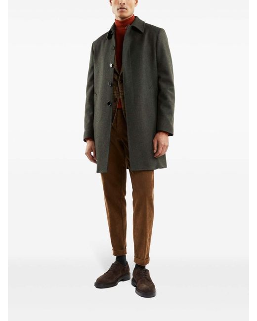 Fay Gray Wool-Blend Longline Coat for men