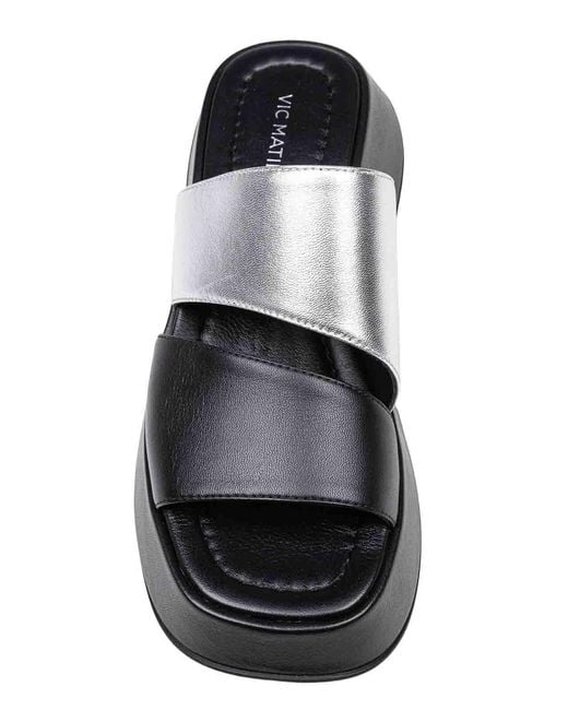 Vic Matié Black Mini Yoko Sandal