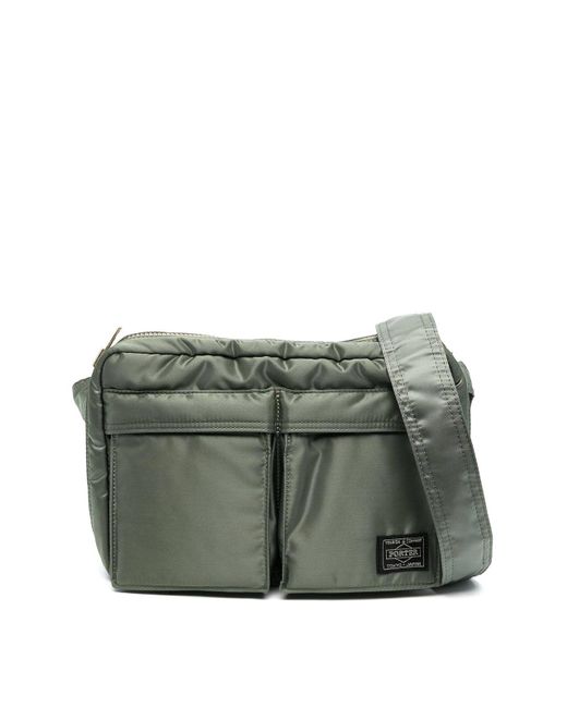 Porter-Yoshida and Co Green Tanker Shoulder Bag for men