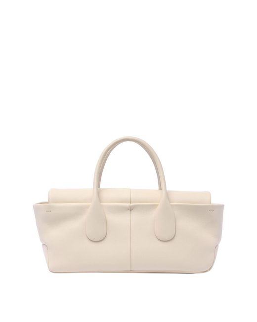 Tod's Natural Ew Di Bag Reverse Handbag