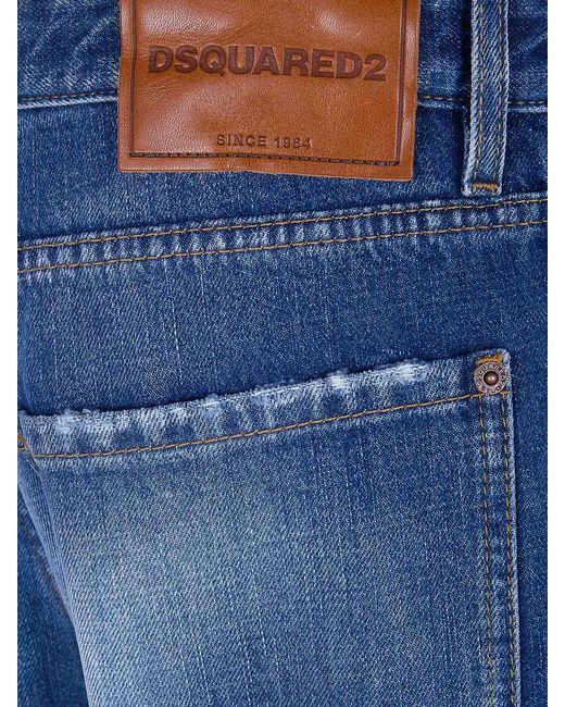 DSquared² Blue Loose Twst Jeans