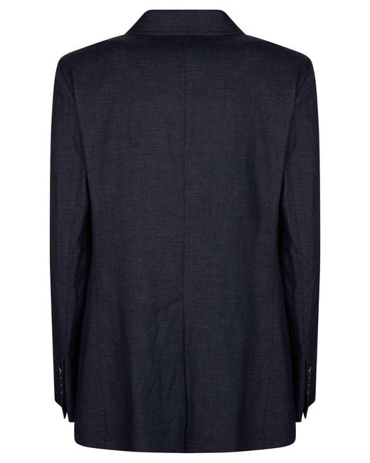 Circolo 1901 Blue Dp Linen Cotton Denim Effect
