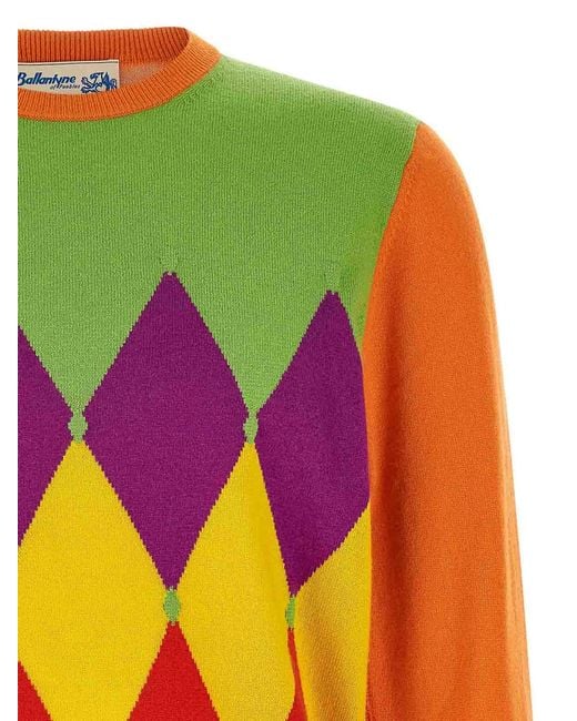 Ballantyne Orange Sweater for men