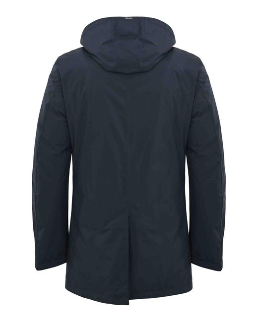 Herno Blue Long Parka for men
