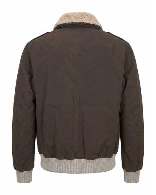 Brunello Cucinelli Gray Padded Jacket for men