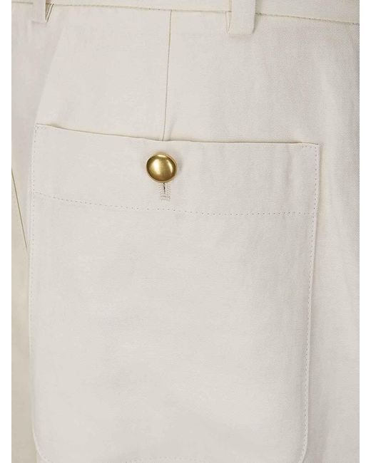 P.A.R.O.S.H. White Shorts