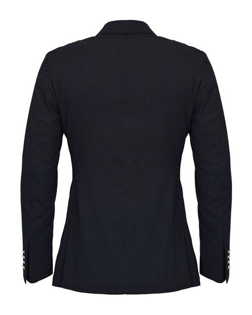 Eleventy Blue Double-Breasted Jacket for men