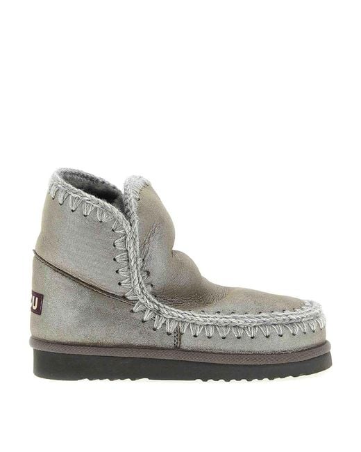 Mou Gray Eskimo 18 Ankle Boots